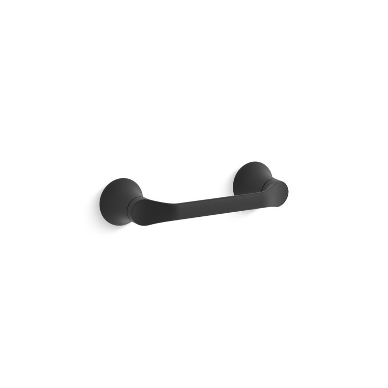 Kohler black towel online bar